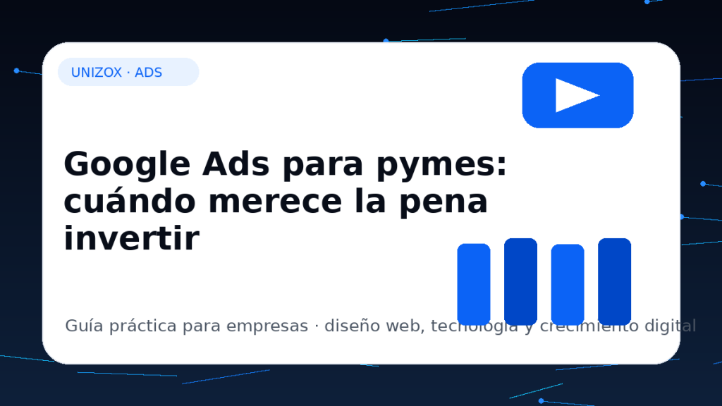 Google Ads para pymes: cuándo merece la pena invertir - Unizox