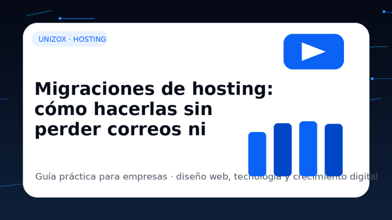 Migraciones de hosting: cómo hacerlas sin perder correos ni posicionamiento - Unizox